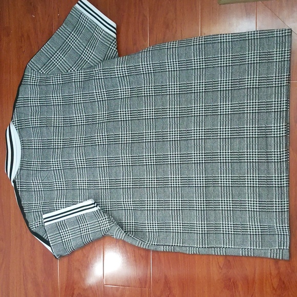 Boohoo Man Jacquard 1/4 Zip Polo Shirt - Picture 8 of 8